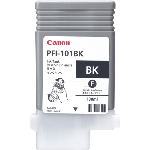 Original Canon 0883B001 / PFI101BK Tintenpatrone schwarz