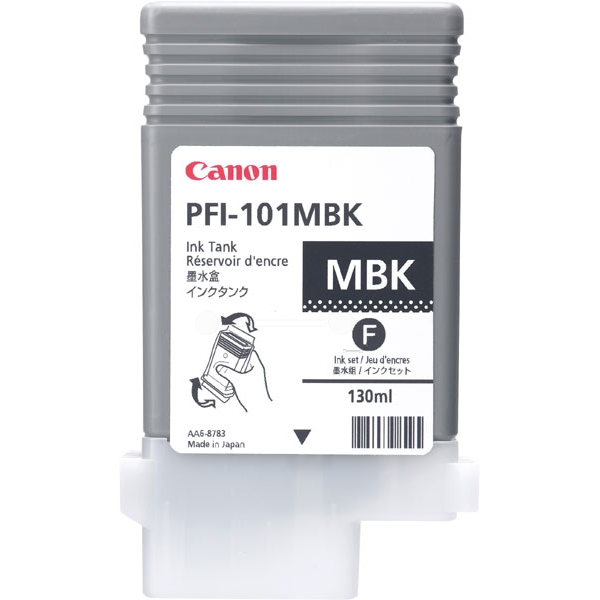 Original Canon 0882B001 / PFI101MBK Tintenpatrone schwarz matt