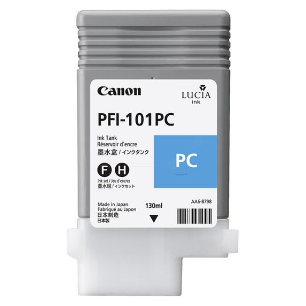 Original Canon 0887B001 / PFI101PC Ink cartridge bright cyan