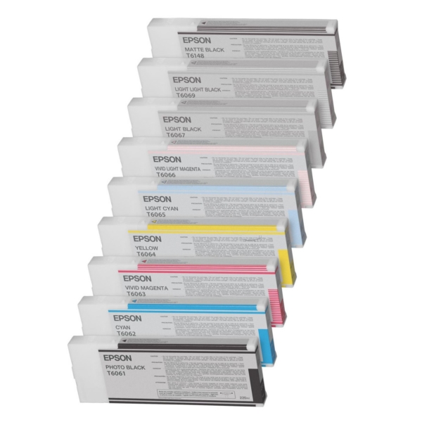 Original Epson T6065 / C 13 T 606500 Tintenpatrone photocyan, Inhalt: 220 ml - ersetzt Epson T6065 / C13T606500 Druckerpatrone