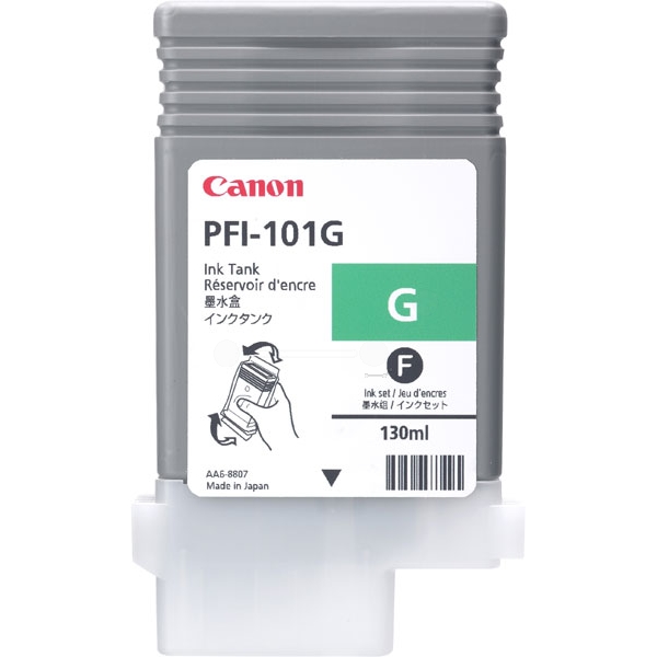 Original Canon 0890B001 / PFI101G Ink cartridge green