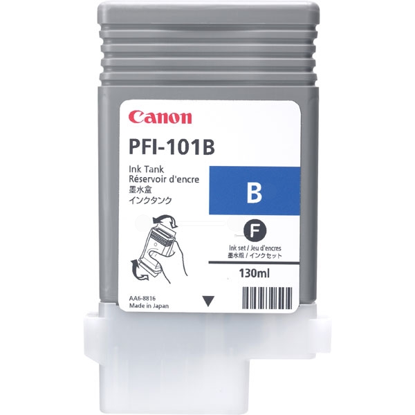 Original Canon 0891B001 / PFI101B Ink cartridge blue