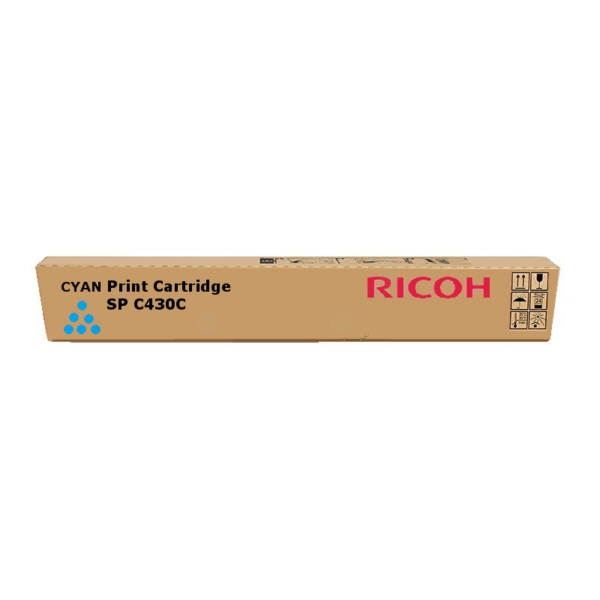 Original Ricoh 821077 / TYPESPC430E Toner azurový