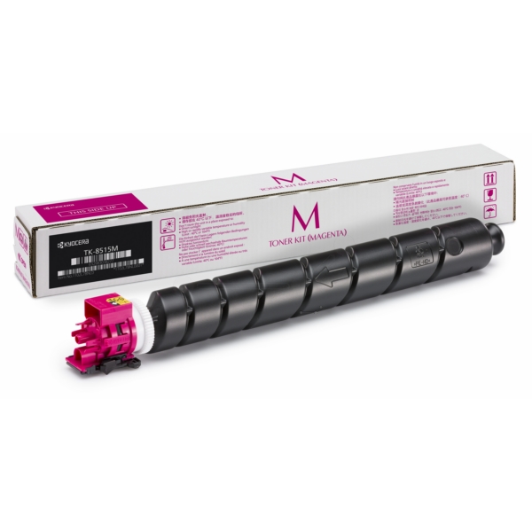Original Kyocera 1T02NDBNL0 / TK-8515 M Toner magenta, 20.000 Seiten, 0,66 Cent pro Seite - ersetzt Kyocera 1T02NDBNL0 / TK8515M Tonerkartusche