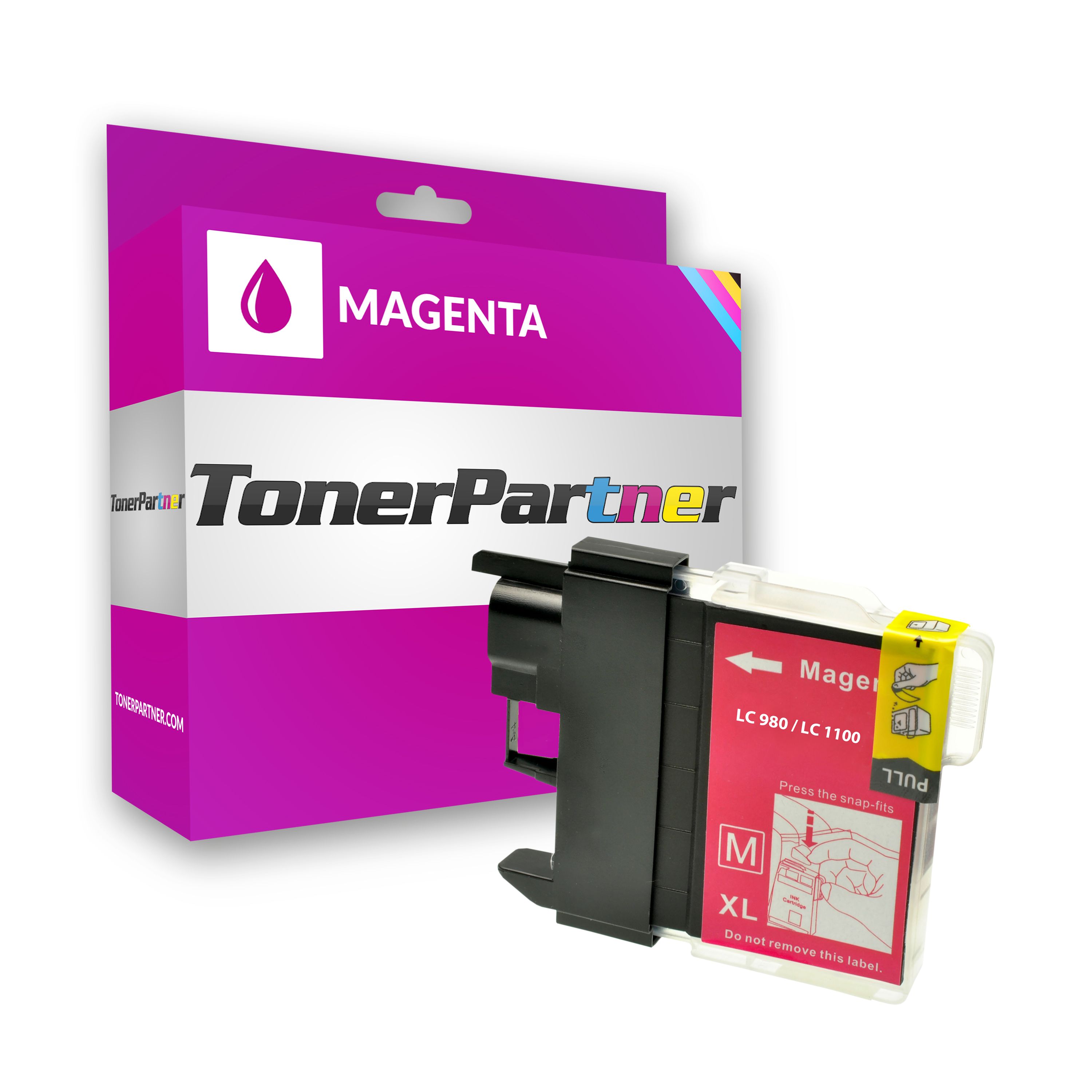 Compatible to Brother LC980M Ink cartridge magenta