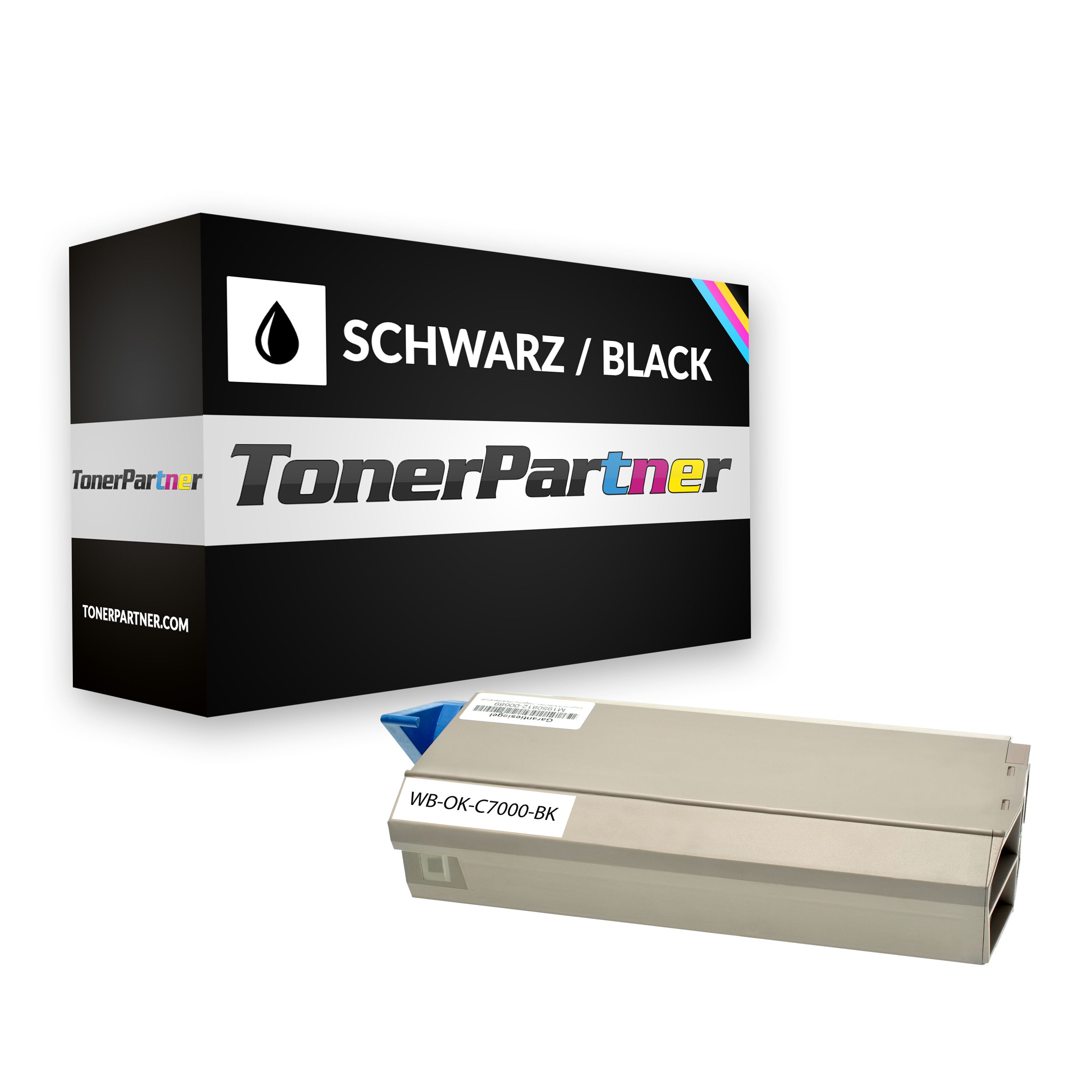 Kompatibel zu OKI C 7400 N CCS Toner (41304212) schwarz, 10.000 Seiten, 0,78 Cent pro Seite von TonerPartner