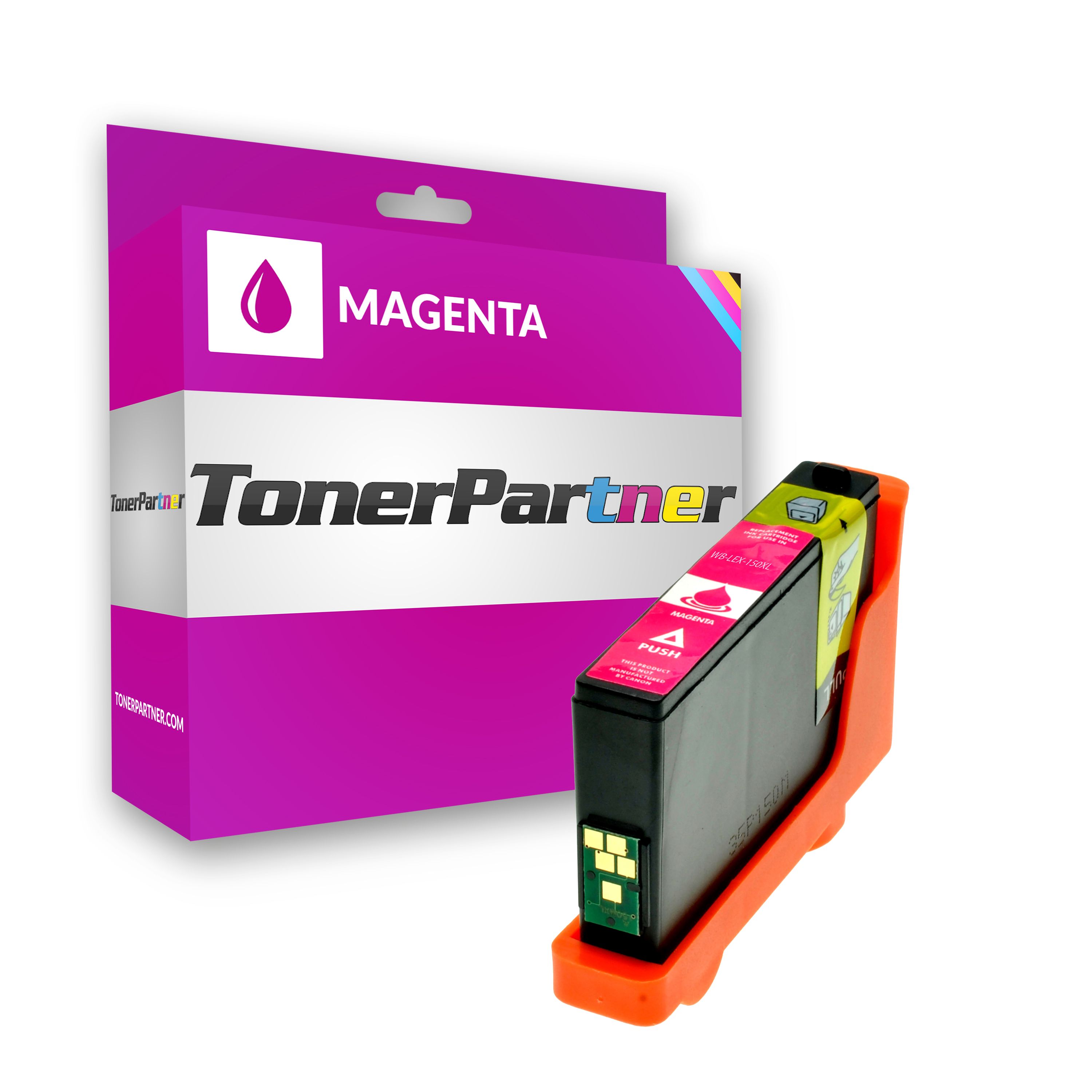 Kompatibel zu Lexmark Pro 910 Tintenpatrone (150XL / 14N1616E) magenta, 760 Seiten, 1,92 Cent pro Seite, Inhalt: 13 ml von TonerPartner