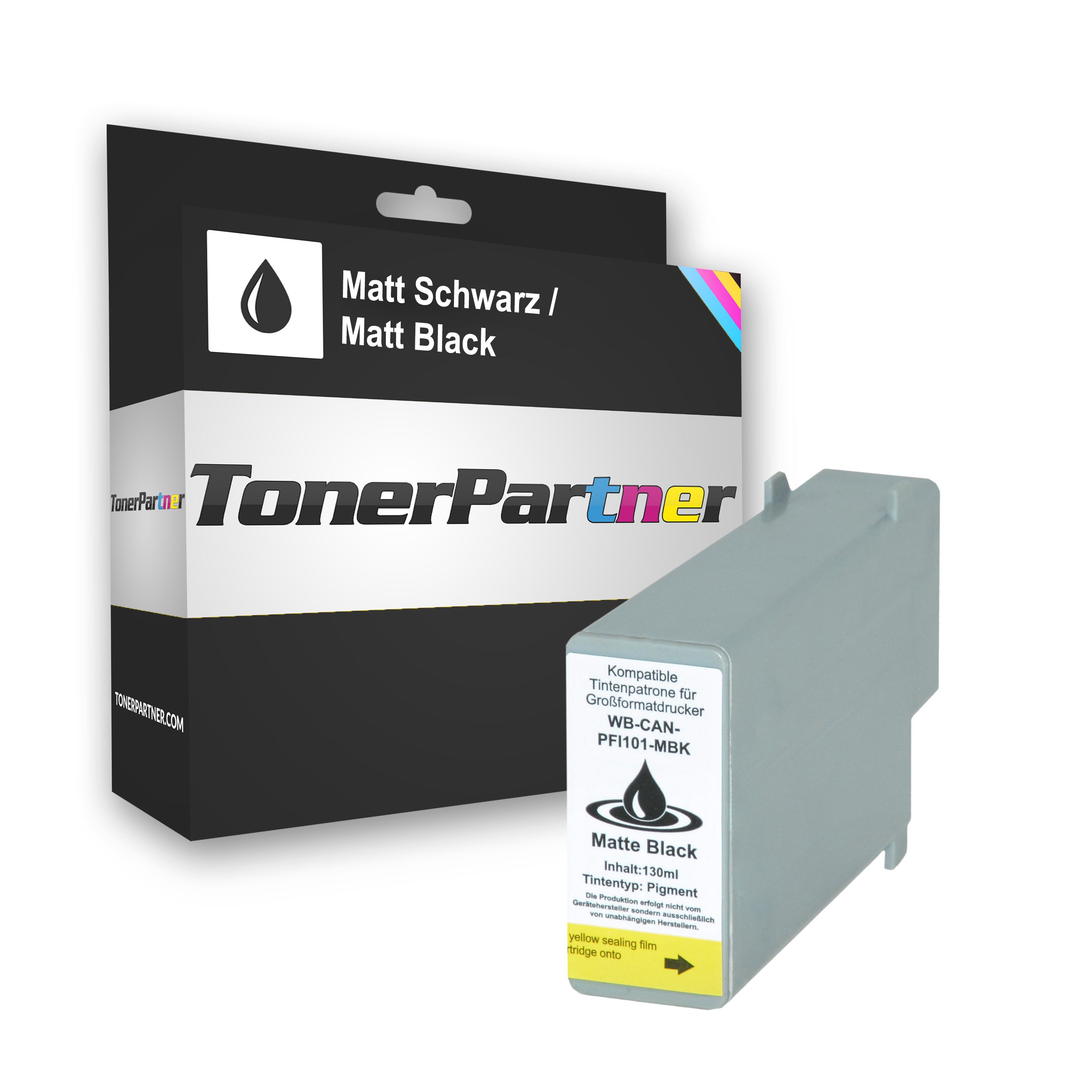 Kompatibel zu Canon 0882B001 / PFI-101 MBK Tintenpatrone Schwarz Matt