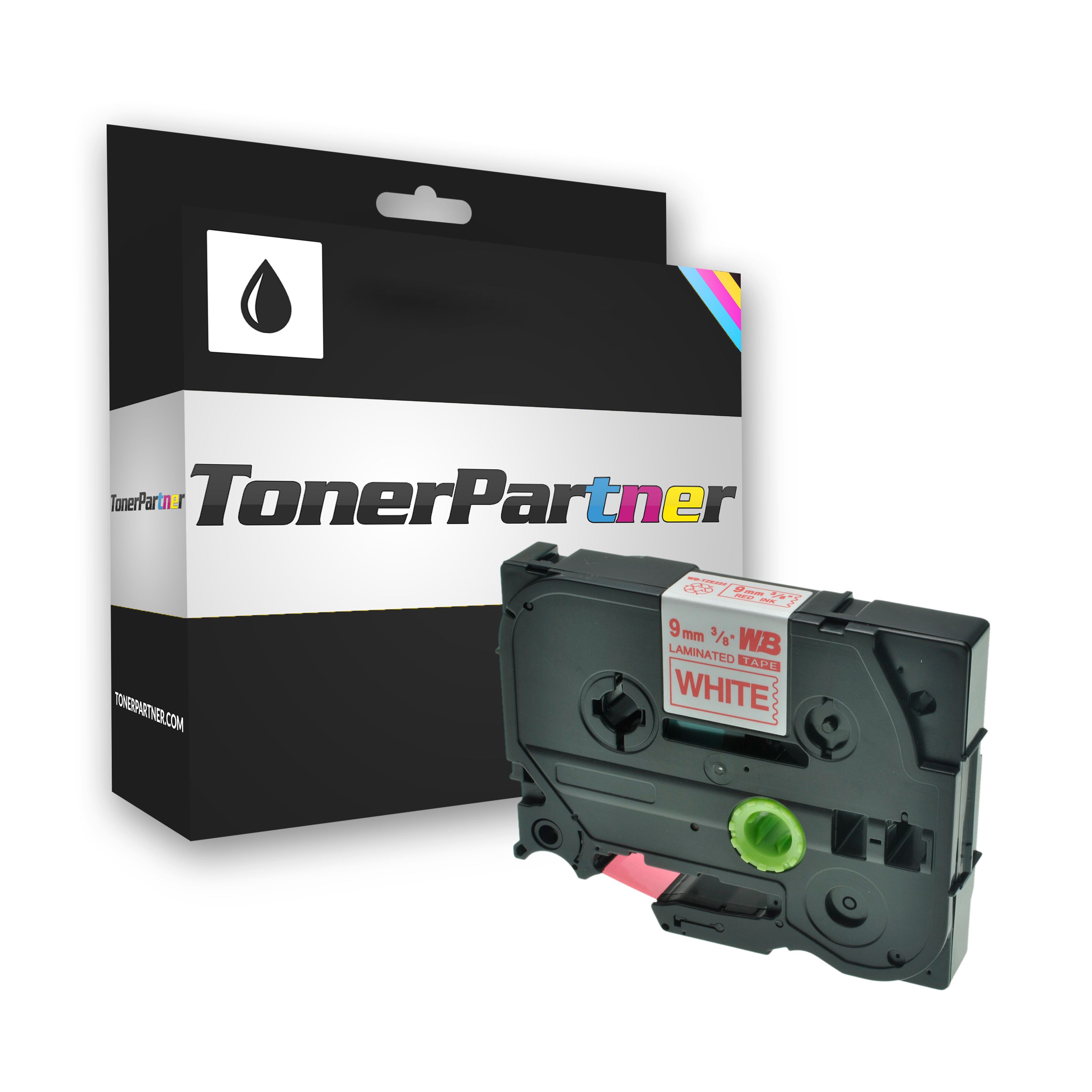 Compatibile con Brother TZE-222 P-Touch Nastro a colore