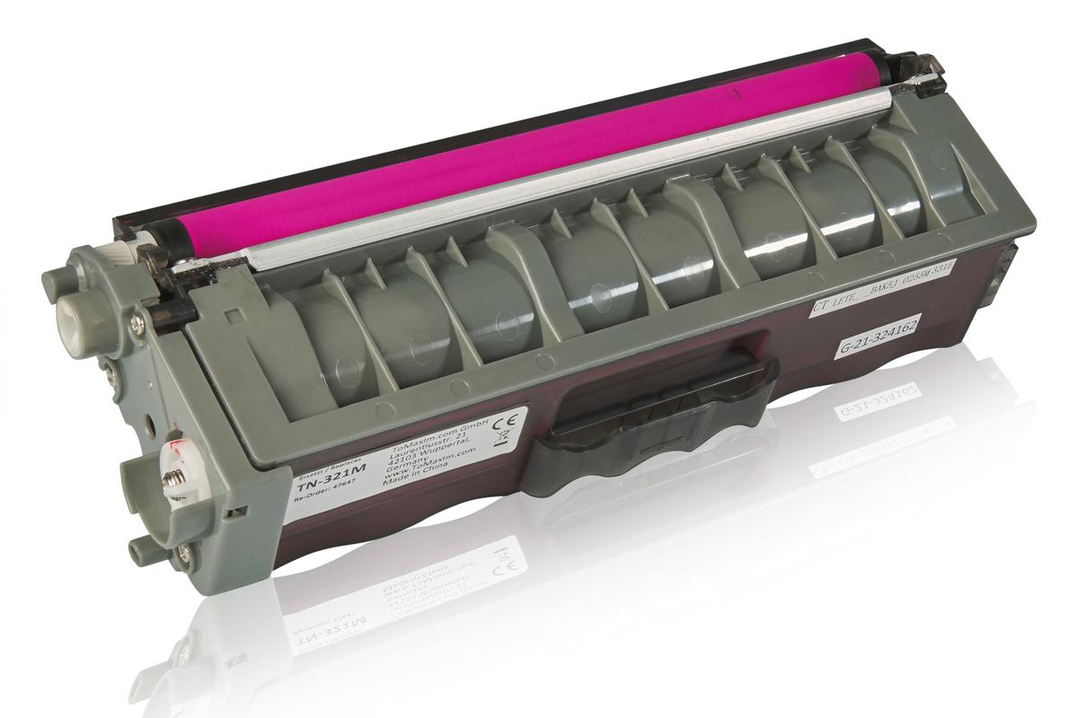 Kompatibel zu Brother MFC-L 8850 CDW Toner (TN-321 M) magenta, 1.500 Seiten, 3,22 Cent pro Seite von TonerPartner