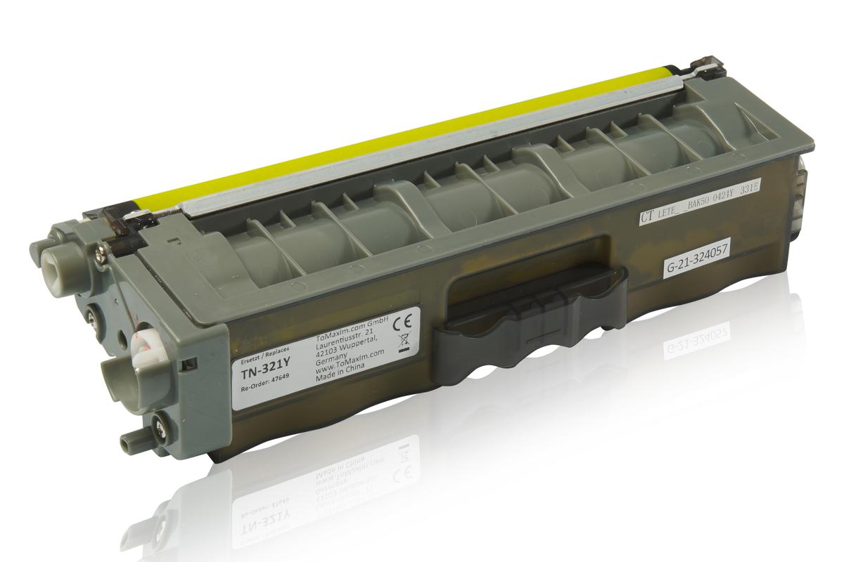 Kompatibel zu Brother MFC-L 8850 CDW Toner (TN-321 Y) gelb, 1.500 Seiten, 3,22 Cent pro Seite von TonerPartner